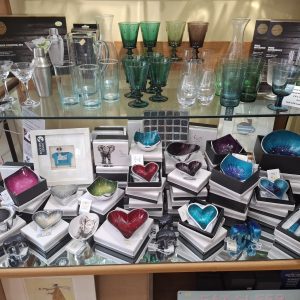 Recycled Glassware and Recycled and Enamelled Aluminium
