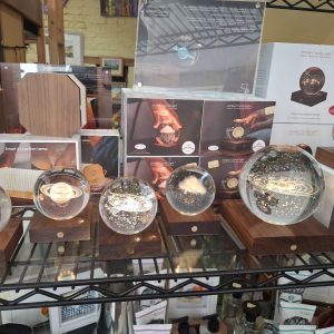 Amber Crystal Rechargeable Globes
